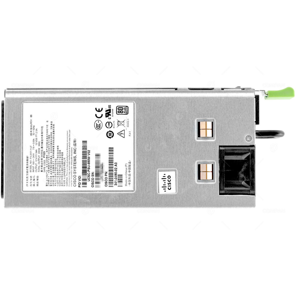 341-0490-02 CISCO 650W POWER SUPPLY FOR CISCO UCS C220 M3